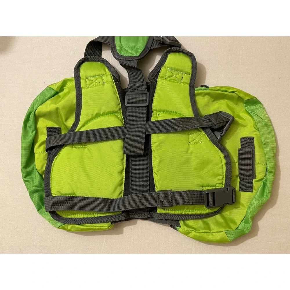Outward Hound Dog Backpack Saddlebag Hiking Gear Green Pet‎ Pack